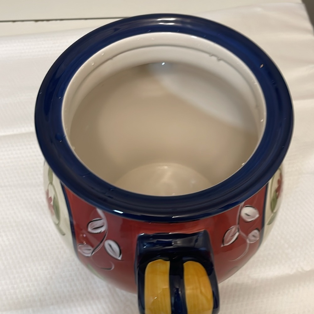 Vintage Pier 1 Vallarta Cookie Jar with lid. - Picture 8 of 9